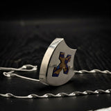 Timascus Titanium Custom design Pendant: Personalized Timascus Necklace