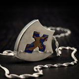 Timascus Titanium Custom design Pendant: Personalized Timascus Necklace