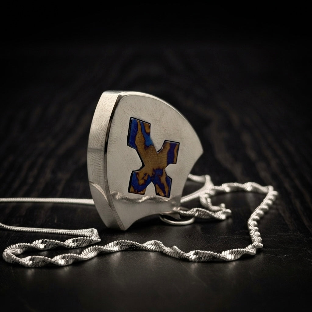 Timascus Titanium Custom design Pendant: Personalized Timascus Necklace