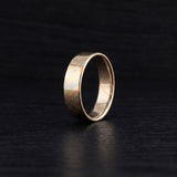 Handcrafted Mokume Gane Ring: Copper, Brass & Silver Nickel Wedding Band, Mens Ring, Mens Wedding Ring