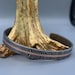 Hand Forged Damascus Steel Cuff Bracelet with Copper