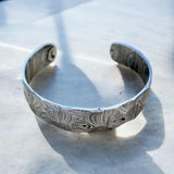 Hand Forged Damascus Steel Cuff Bracelet