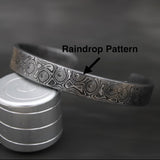Hand Forged Damascus Steel Cuff Bracelet - Artisan Crafted Wearable Art