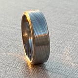 8mm Damasteel Heimskringla Pattern Ring: Handmade Edged Love Band