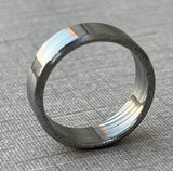 8mm Damasteel Heimskringla Pattern Ring: Handmade Edged Love Band