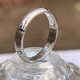 Damascus Stainless Steel Wedding Ring - Personalized &amp; Handmade