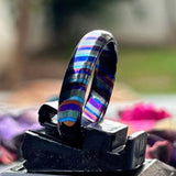 Timascus Zirconium Ring: 5mm Domed Unisex Band