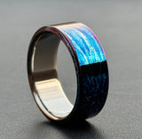 Colorful Anodized Titanium Ring: Hypoallergenic Wedding Band
