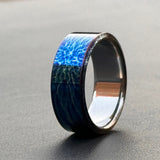 Colorful Anodized Titanium Ring: Hypoallergenic Wedding Band