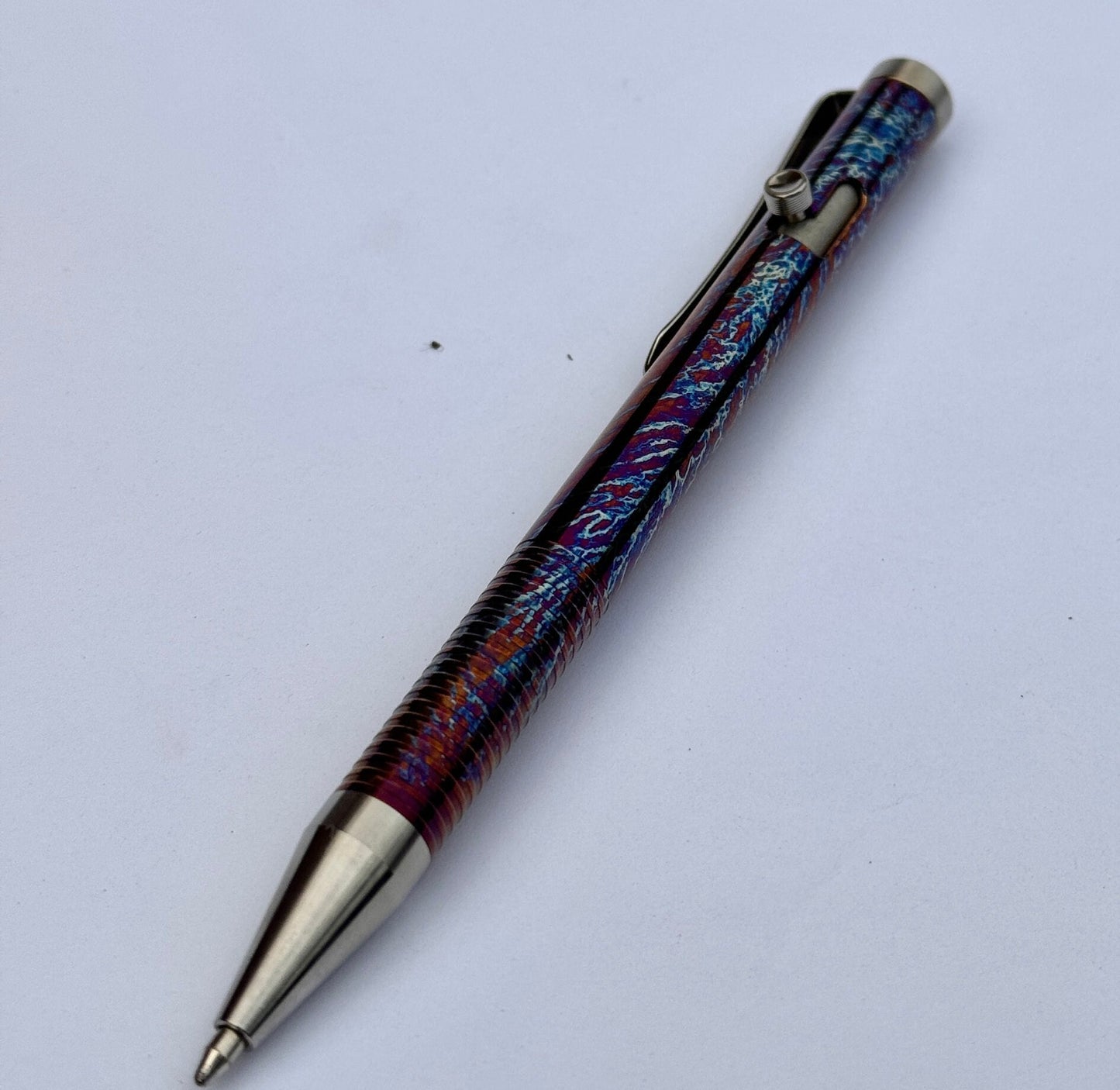 Titanium Toxic Flamed Anodized Pen