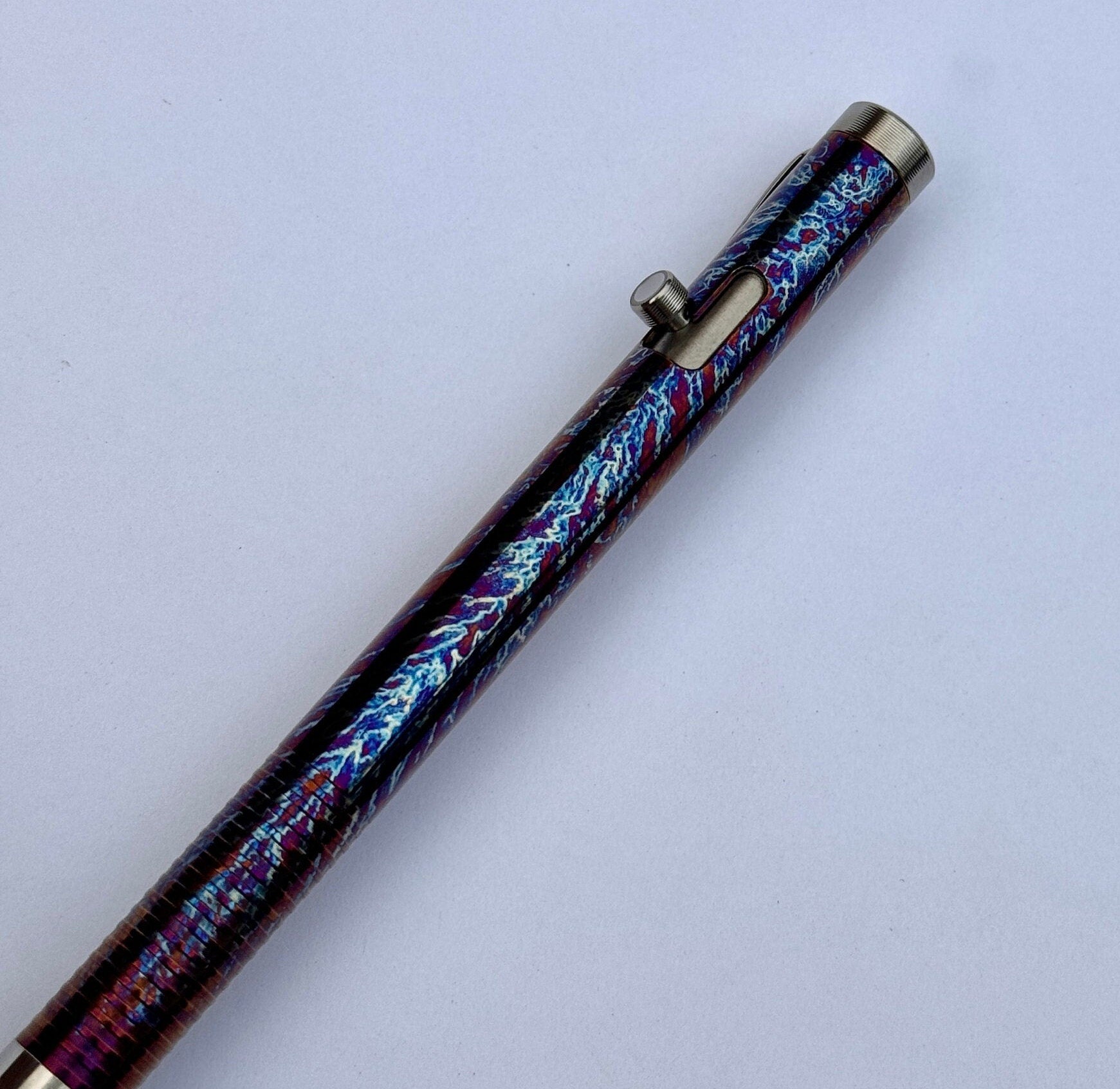Titanium Toxic Flamed Anodized Pen