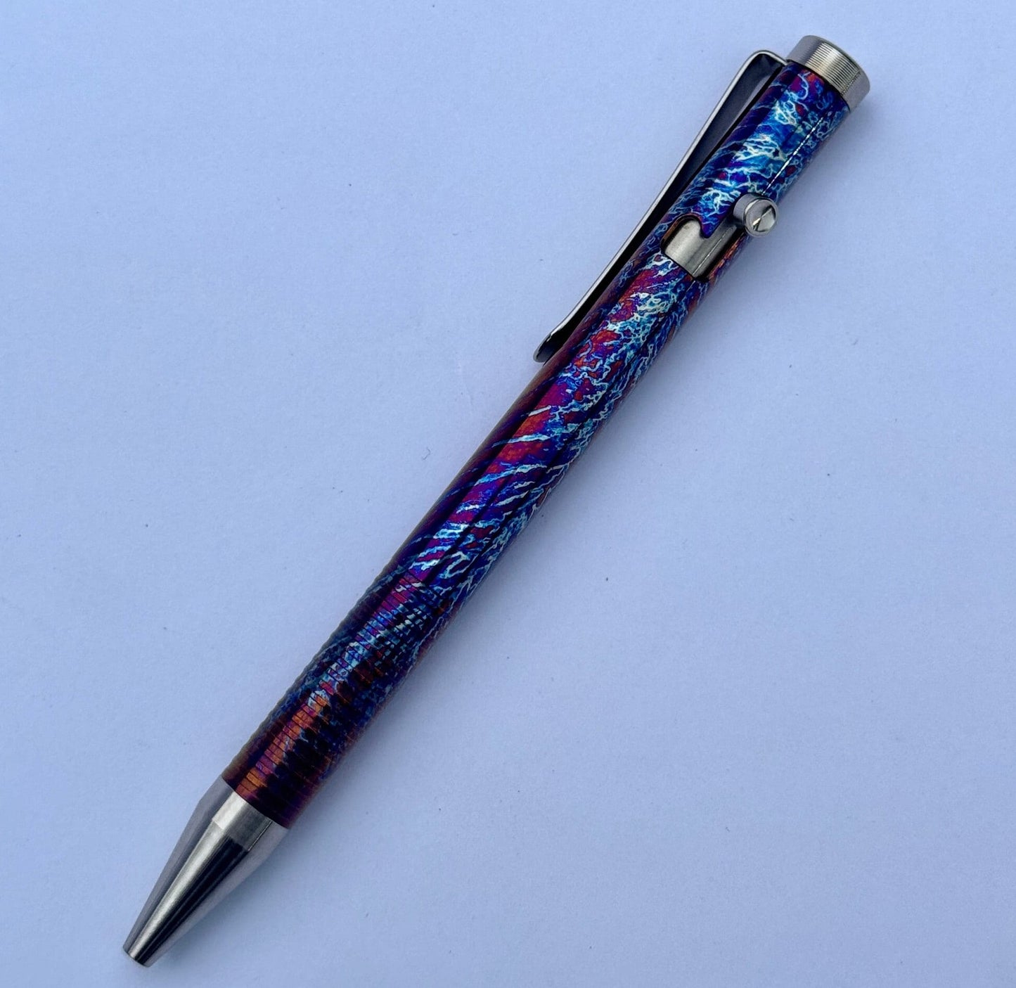 Titanium Toxic Flamed Anodized Pen