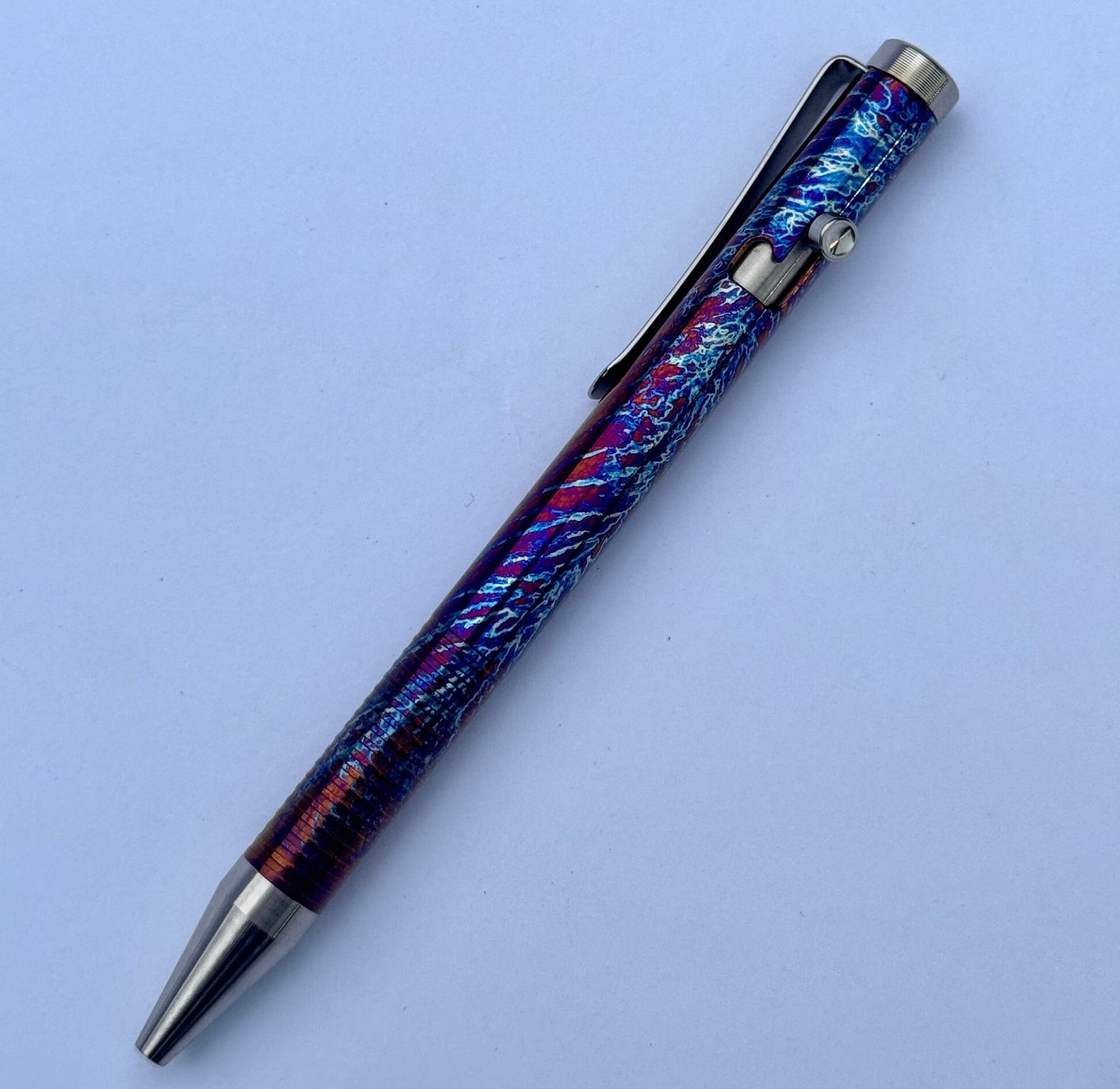 Titanium Toxic Flamed Anodized Pen