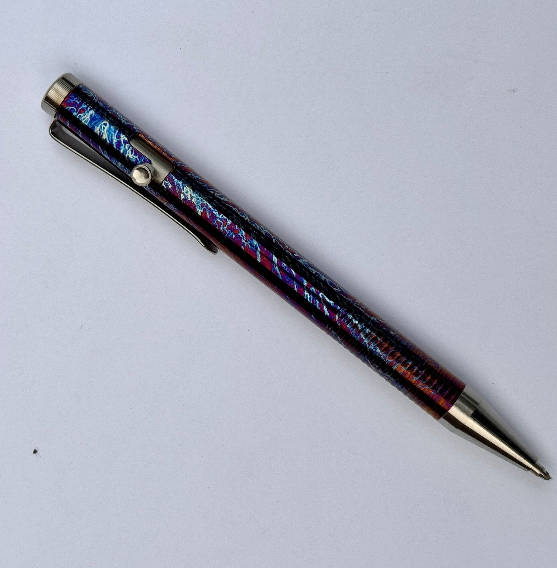 Titanium Toxic Flamed Anodized Pen