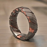 Super Conductor Ring: Deep Etched Niobium Copper Band