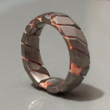 Super Conductor Ring: Deep Etched Niobium Copper Band