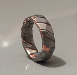Super Conductor Ring: Deep Etched Niobium Copper Band