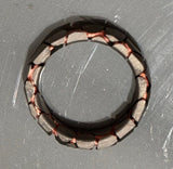 Super Conductor Ring: Deep Etched Niobium Copper Band