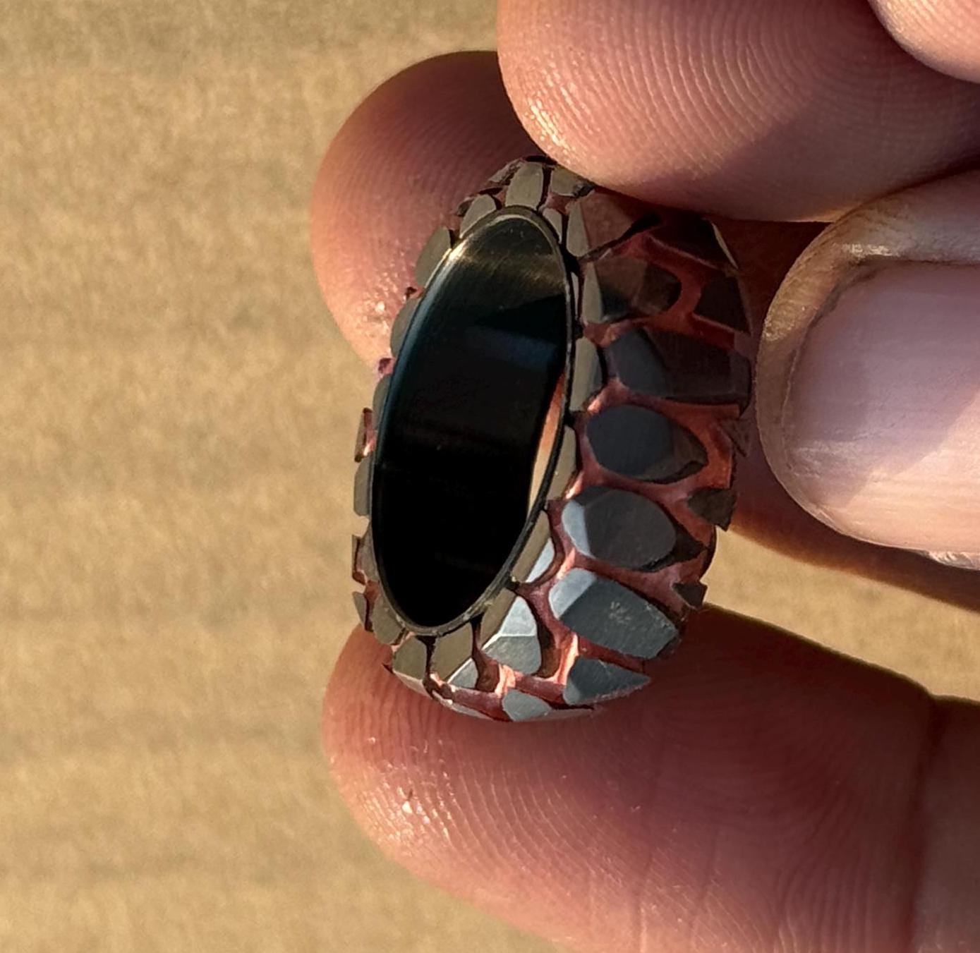 Deep Etched Super Conductor Ring: Niobium Copper Zirconium Inlay