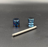 Titanium Timascus EDC Bead Holder – Handmade Lanyard