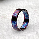 Titanium Colorful Toxic Ring | Heat-Anodized Wedding Band