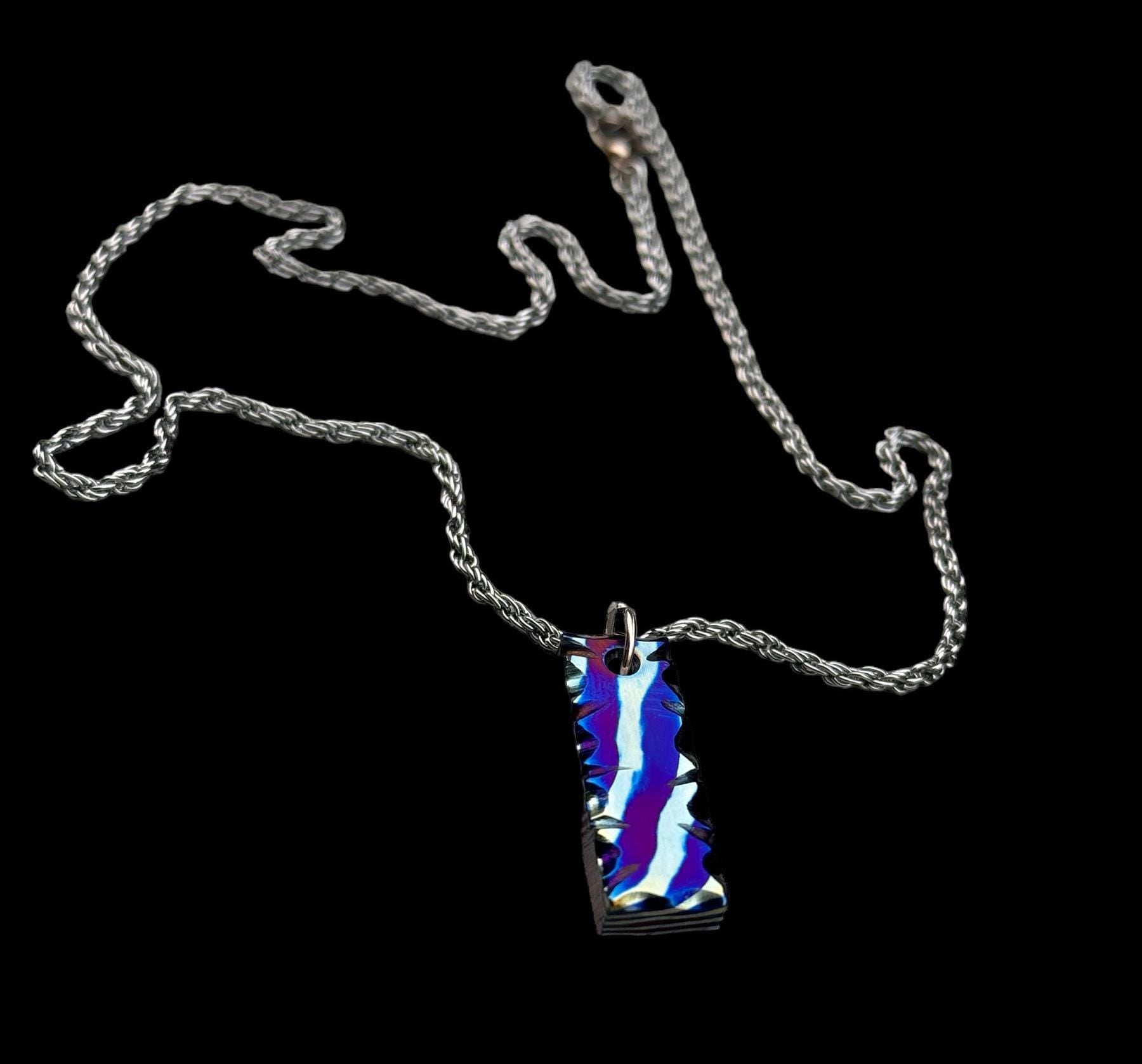 Timascus 3 Alloy Pendant: Personalized Engraved Necklace