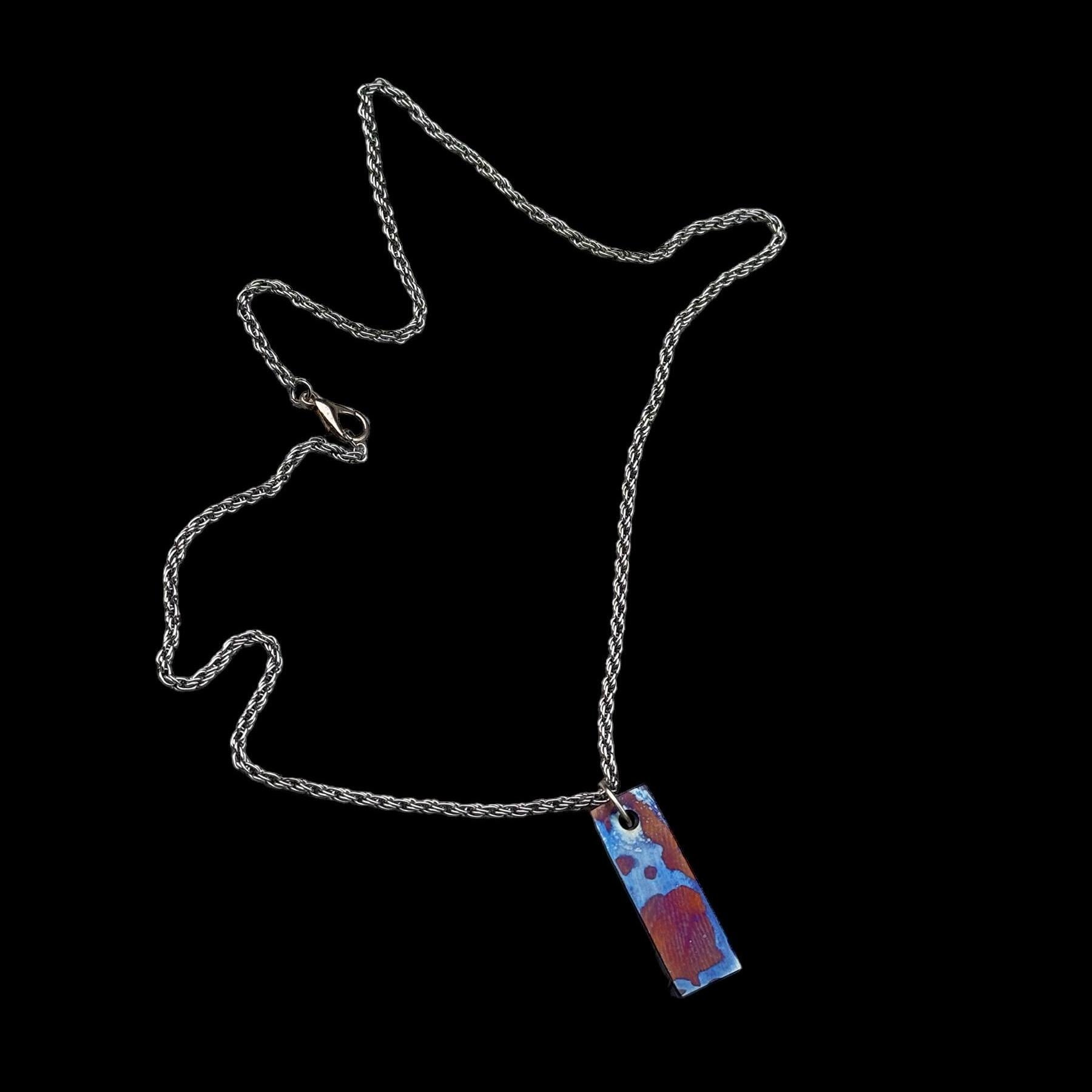 Timascus 3 Alloy Pendant: Personalized Engraved Necklace