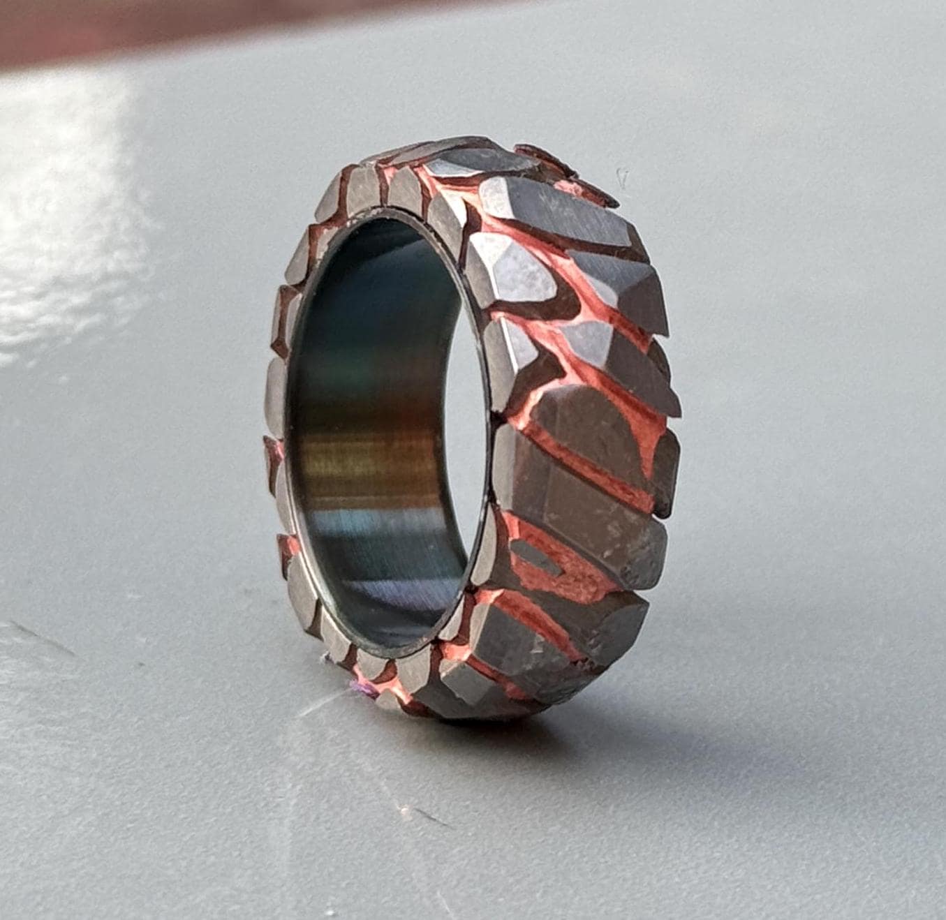 Deep Etched Super Conductor Ring: Niobium Copper Zirconium Inlay