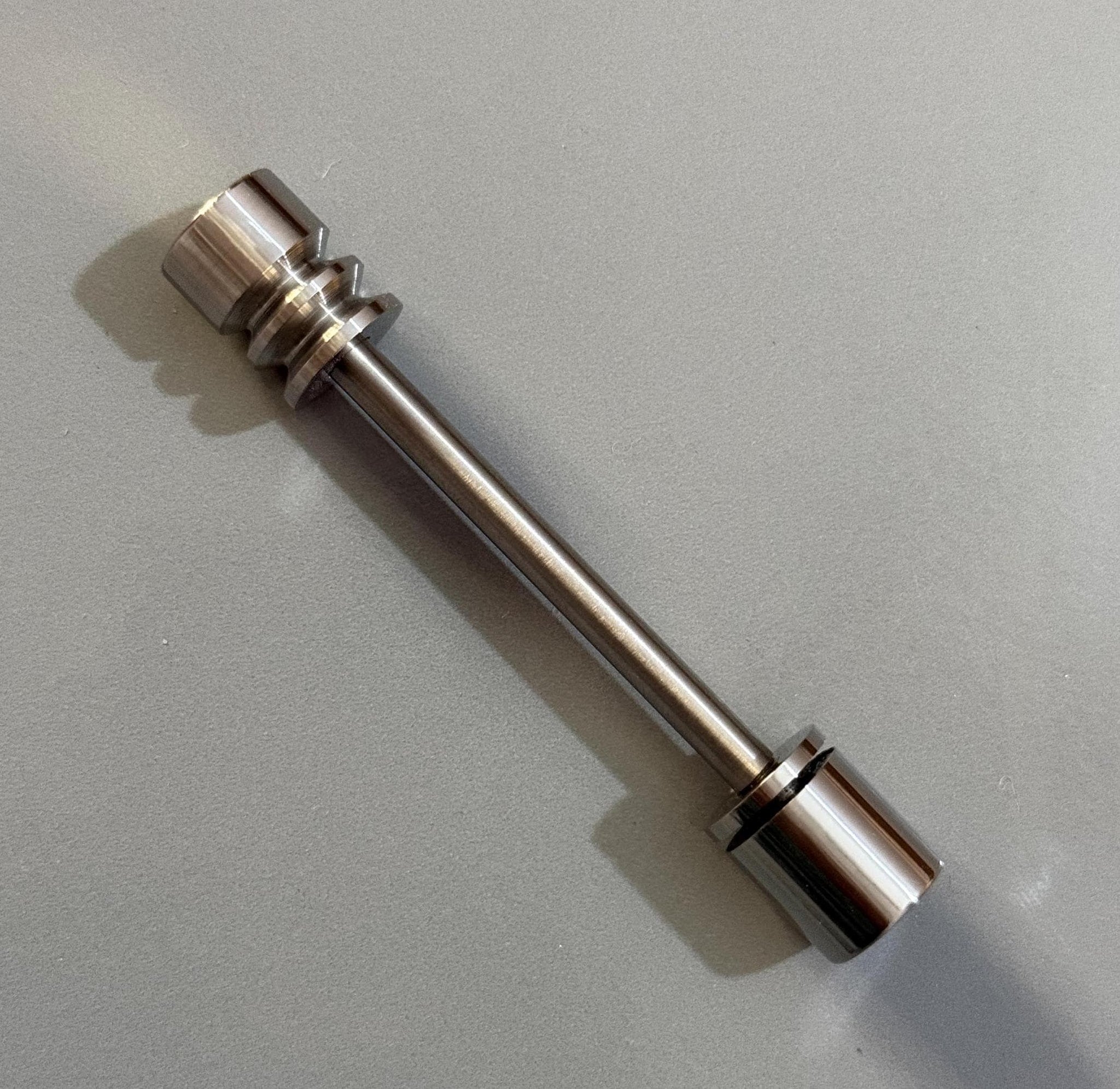 Titanium EDC Bead Holder - Grade 5 Handmade Lanyard Accessory