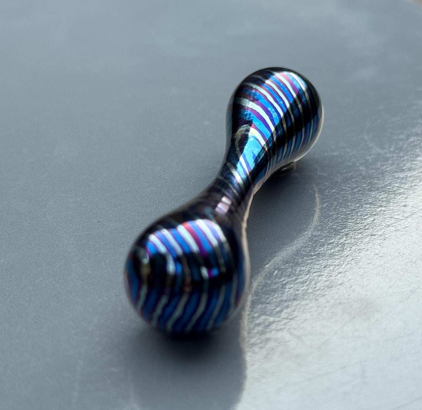 Timascus 3 Alloy Knucklebone Fidget Toy - Handmade Titanium