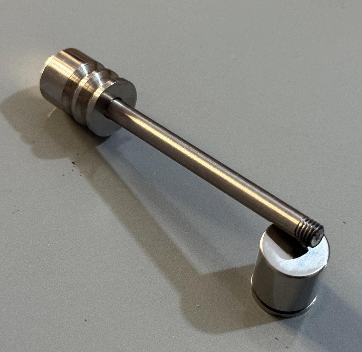 Titanium EDC Bead Holder - Grade 5 Handmade Lanyard Accessory