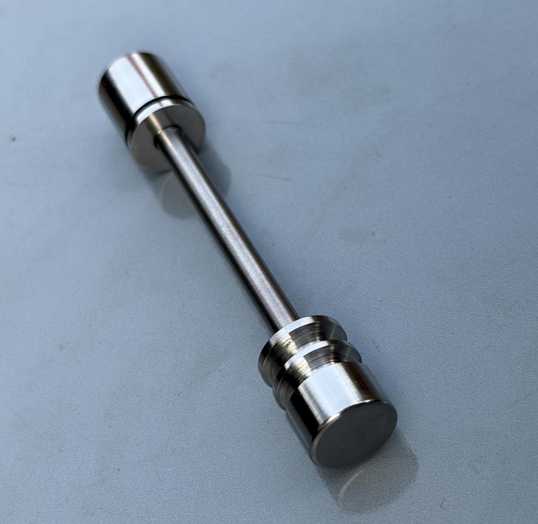 Titanium EDC Bead Holder - Grade 5 Handmade Lanyard Accessory