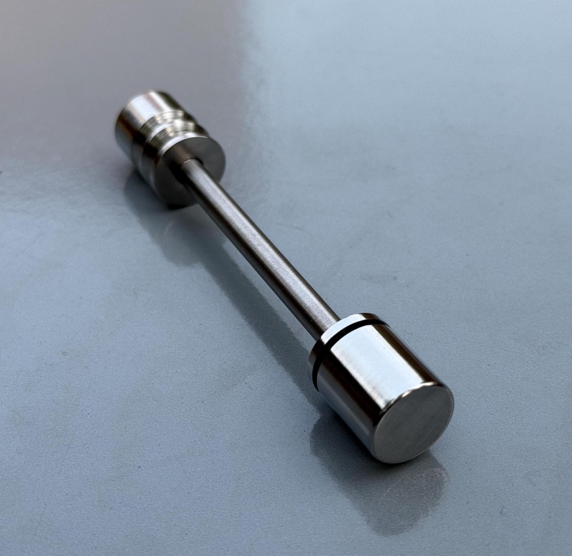 Titanium EDC Bead Holder - Grade 5 Handmade Lanyard Accessory