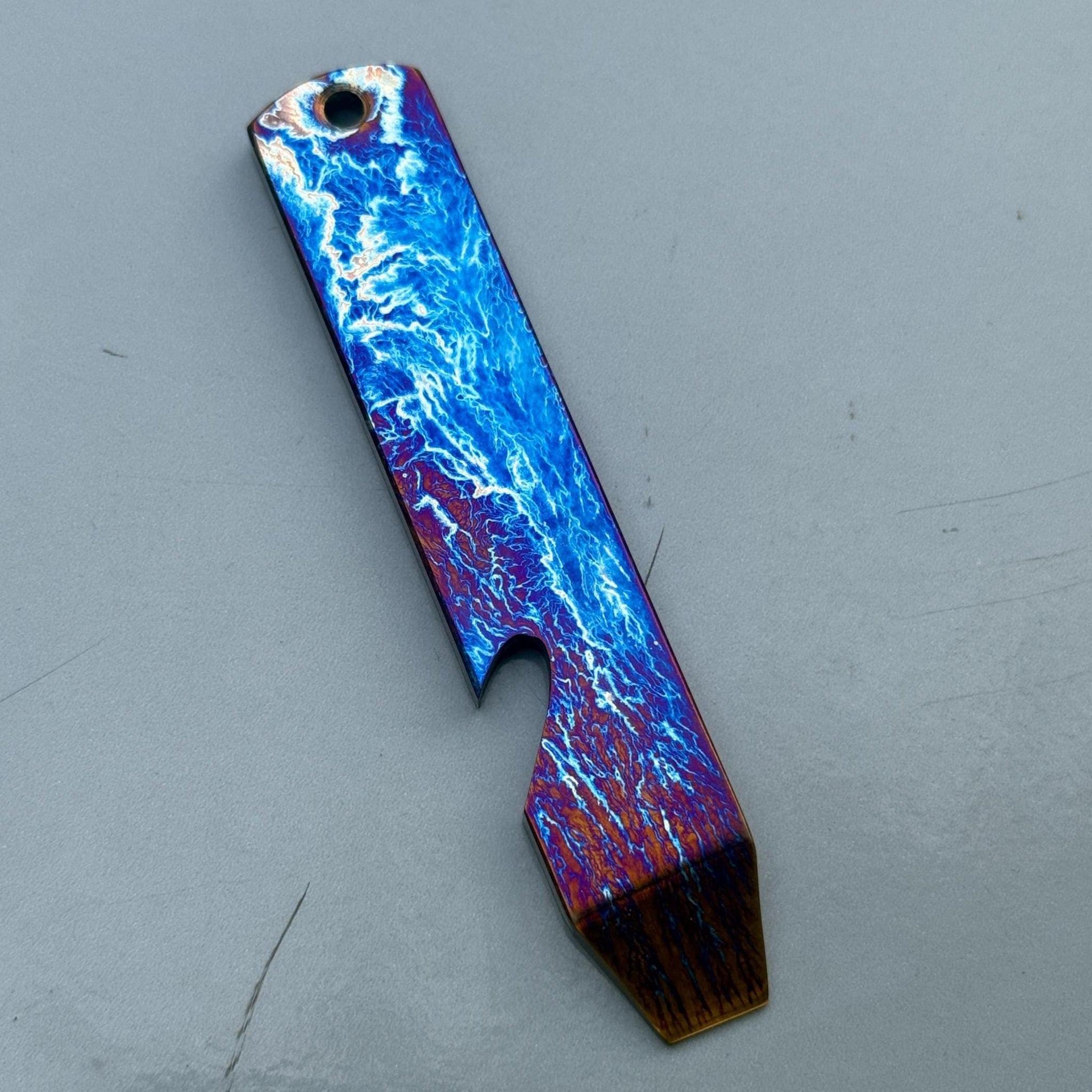Colorful Titanium EDC Prybar with Bottle Opener