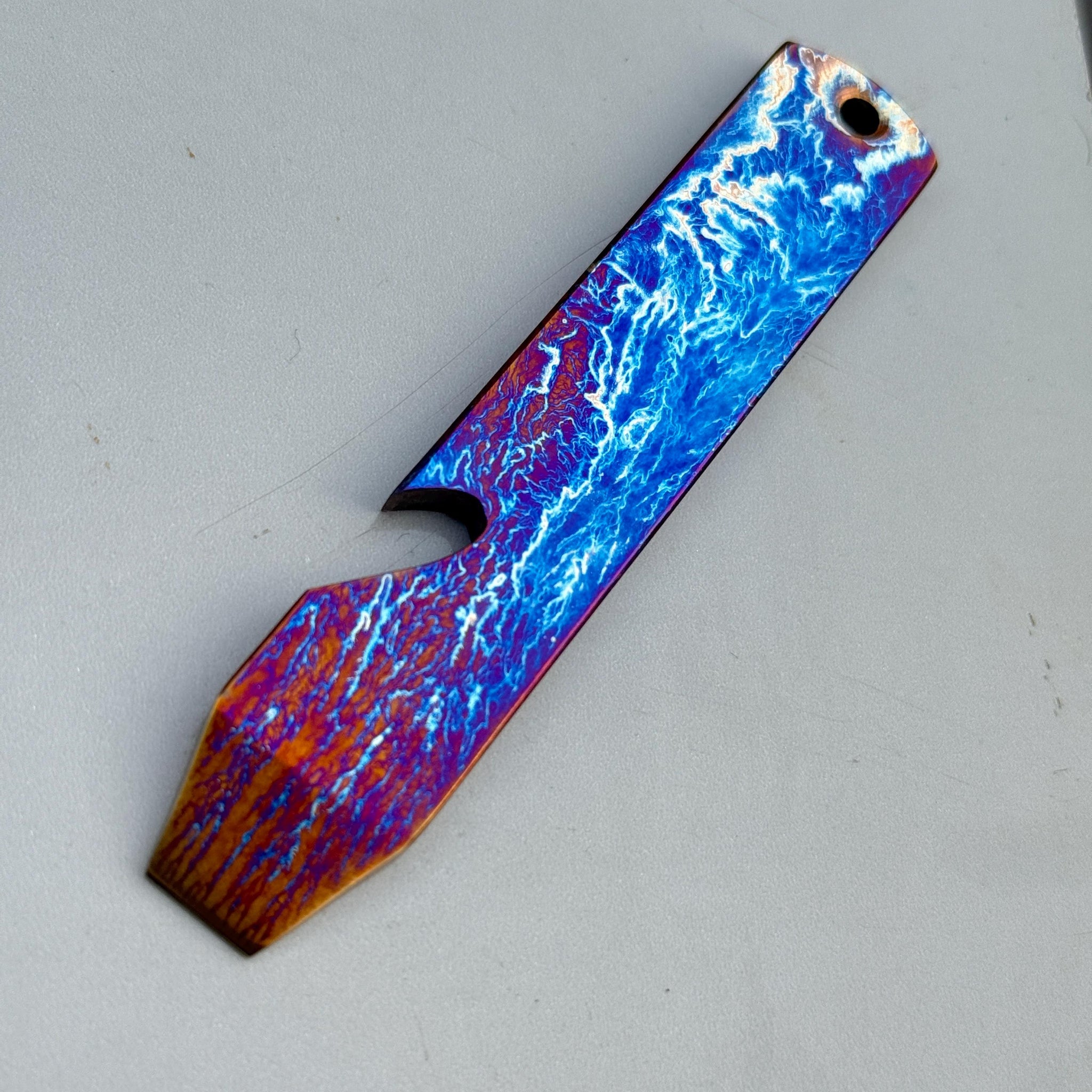 Colorful Titanium EDC Prybar with Bottle Opener