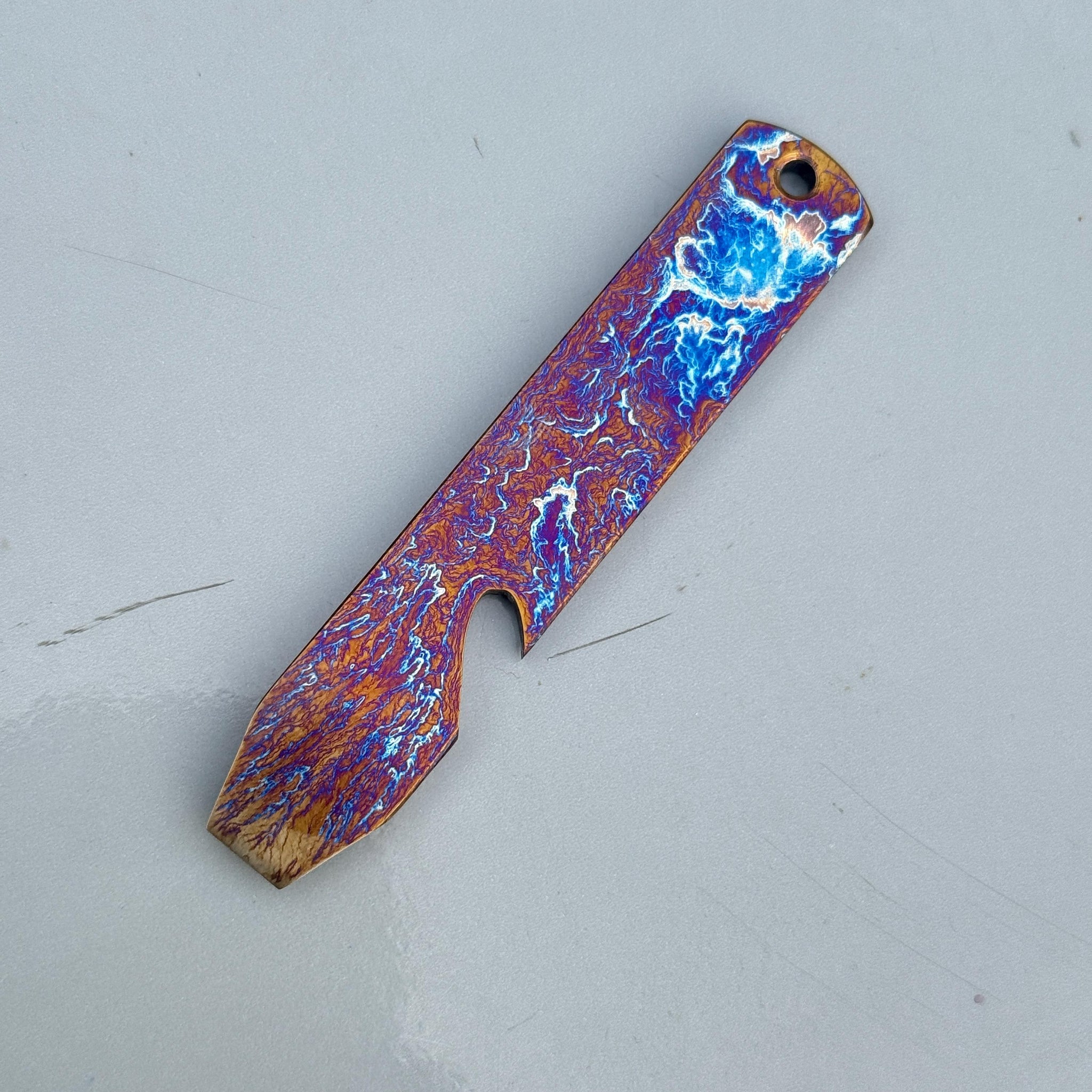 Colorful Titanium EDC Prybar with Bottle Opener