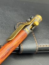 Handcrafted Damascus Steel Ballpoint Pen - Personalized Gift