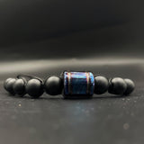 Lava Stone &amp; Titanium Bracelet for Men | Healing Energy Jewelry