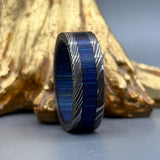 The Matlo: Hand-Forged Viking Damascus Steel Ring