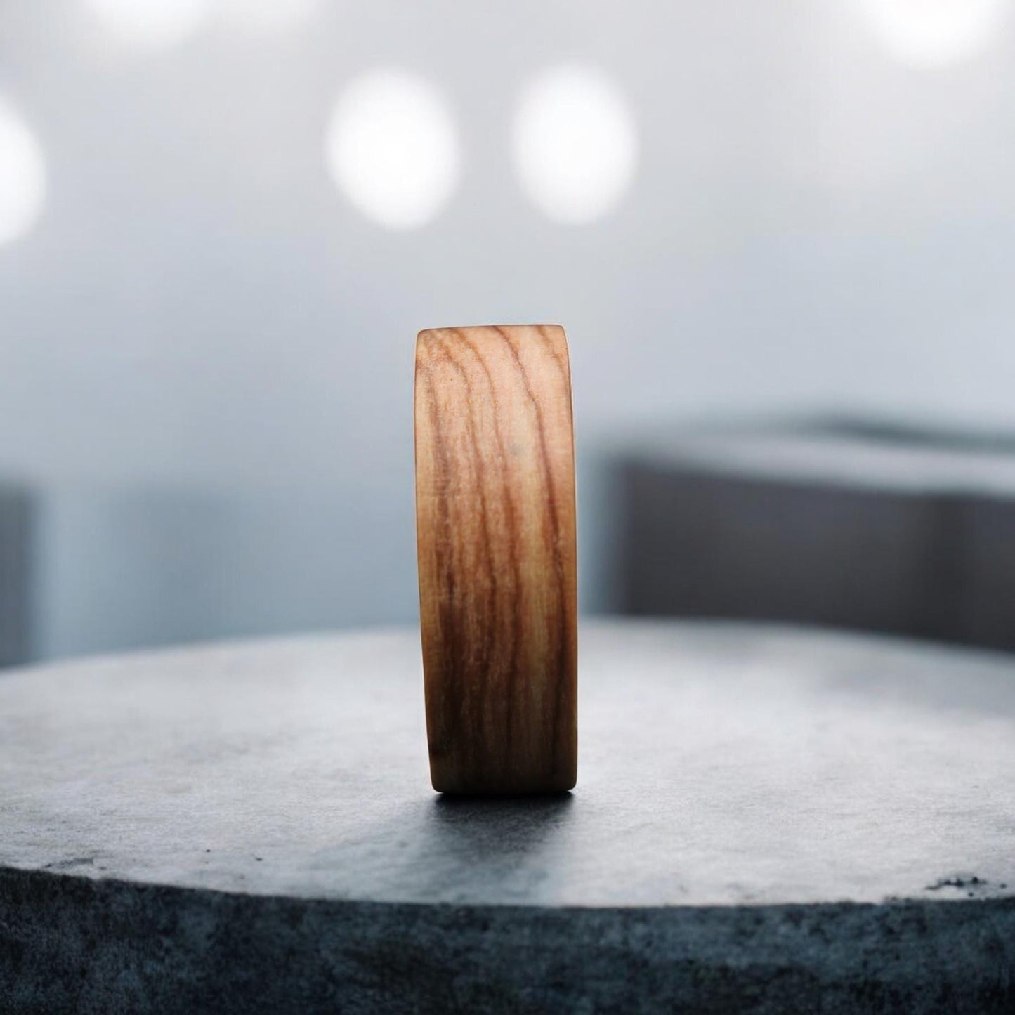 Ashwood Wedding Band Ring: Minimalist Bentwood Design