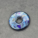 Zircuti Black Timascus Lanyard bead Paracord bead Zipper Pull Birthday Gift Idea