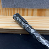 Hand Forged Damascus Steel Ballpoint Pen