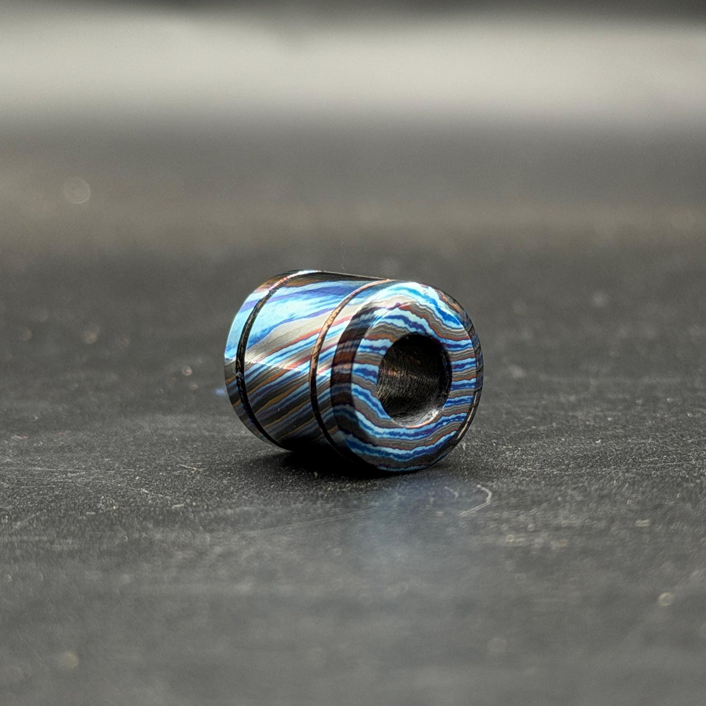 Zircuti Black Timascus Paracord Beads – Unique Titanium EDC Accessories