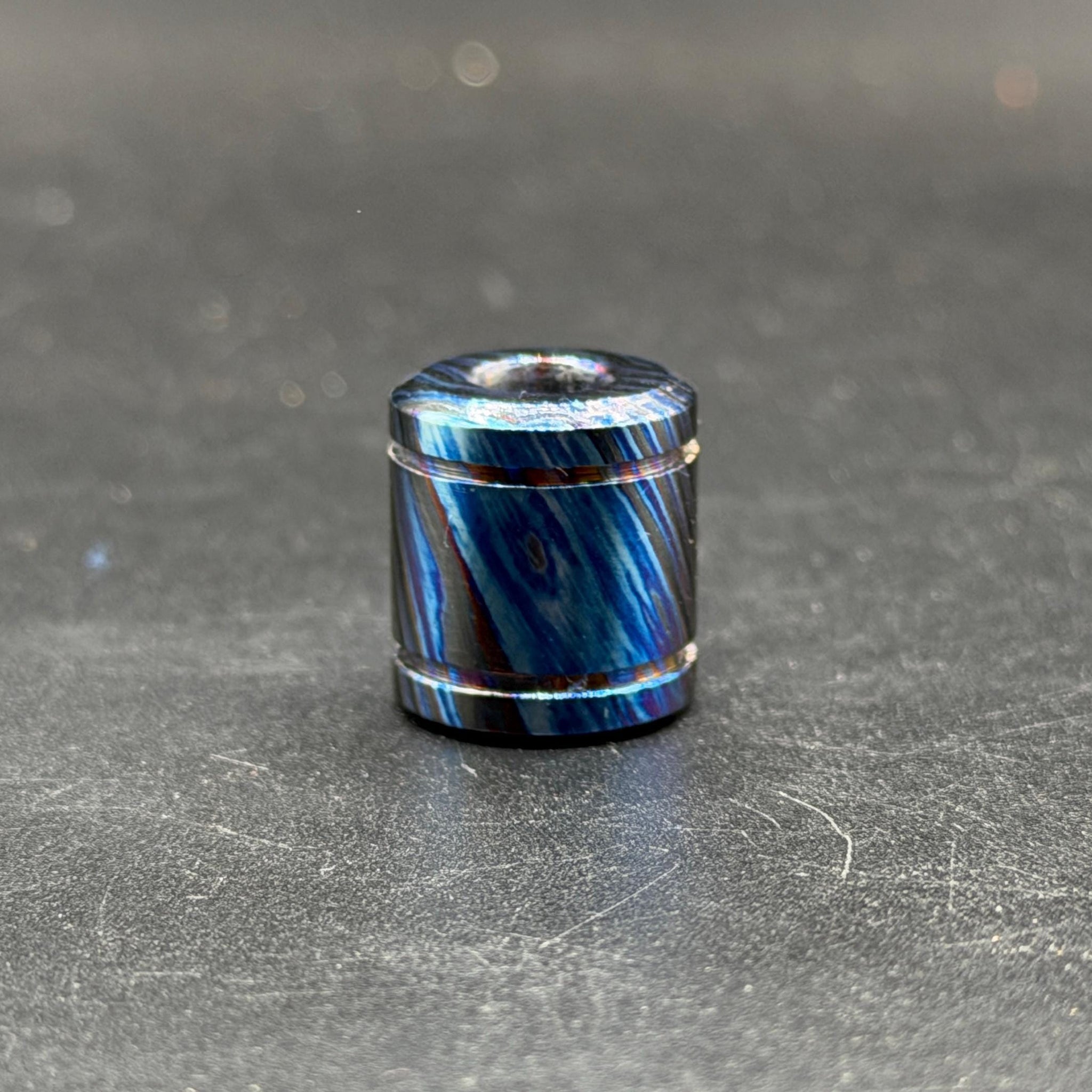 Zircuti Black Timascus Paracord Beads – Unique Titanium EDC Accessories