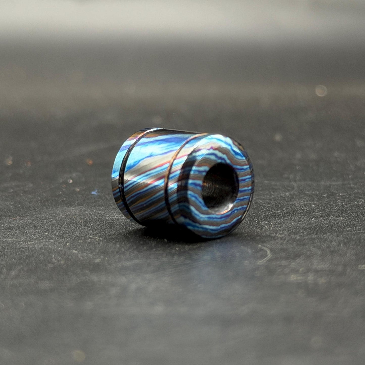 Zircuti Black Timascus Paracord Beads – Unique Titanium EDC Accessories