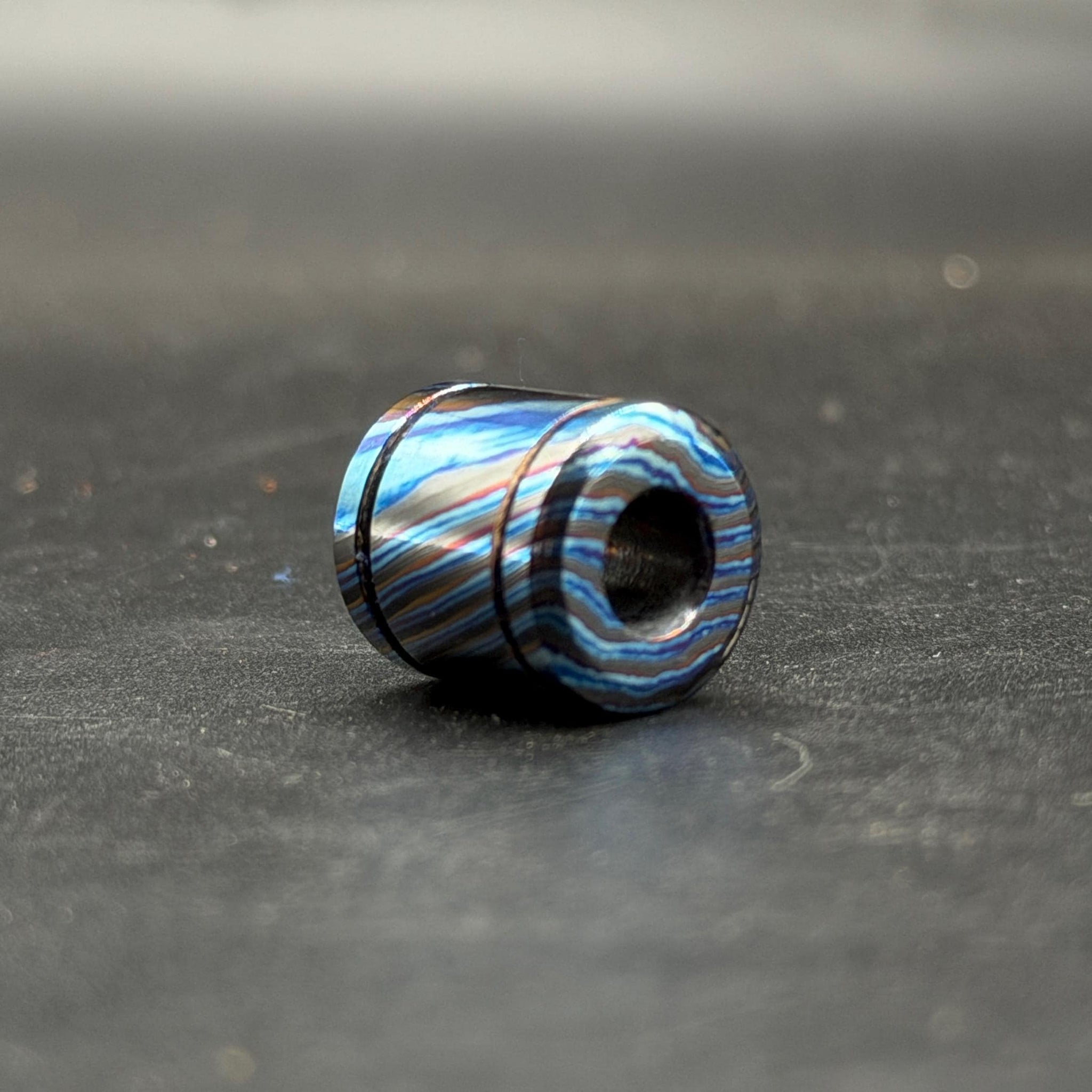 Zircuti Black Timascus Paracord Beads – Unique Titanium EDC Accessories