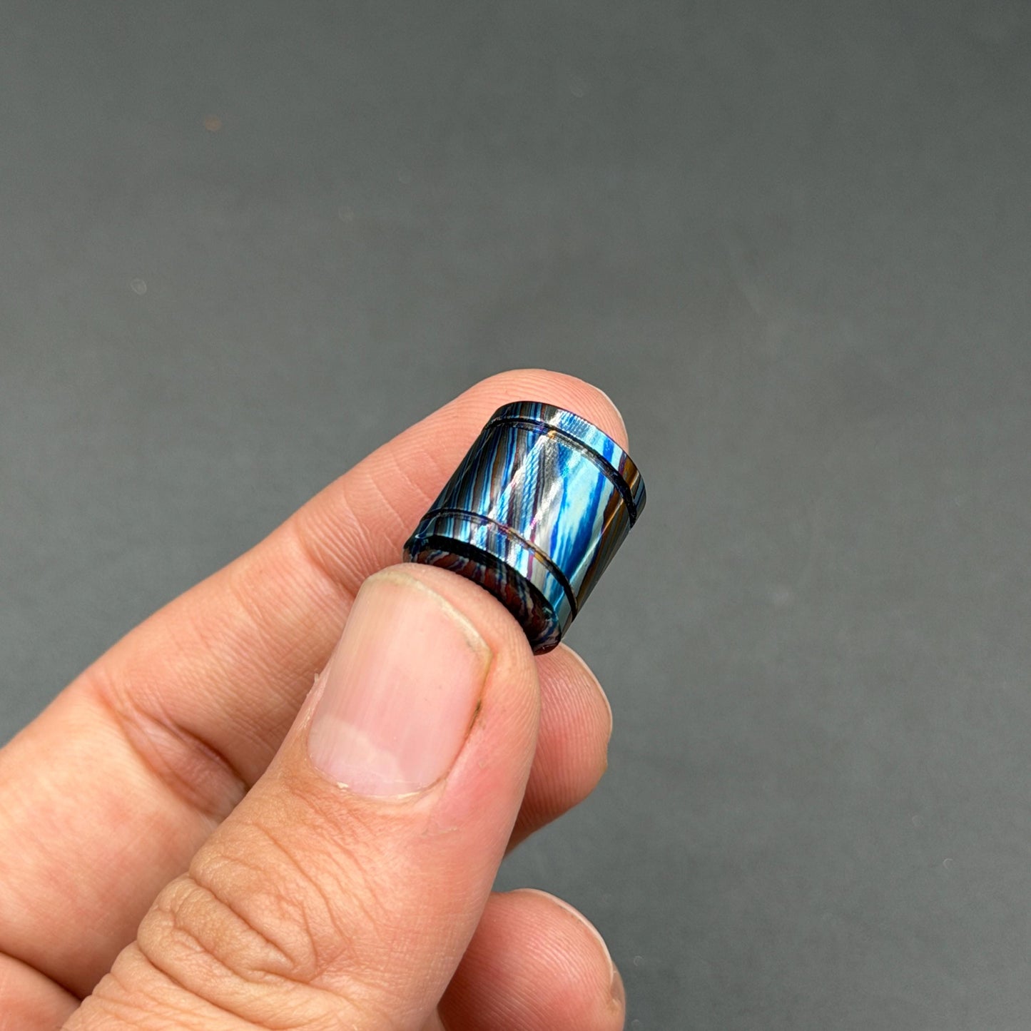 Zircuti Black Timascus Paracord Beads – Unique Titanium EDC Accessories