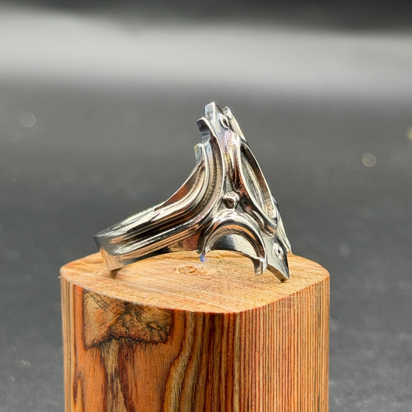 Minimalist Titanium Custom Engraved Ring: Polished Finish Wedding Band