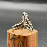 Minimalist Titanium Custom Engraved Ring: Polished Finish Wedding Band
