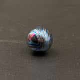 Zircuti Handmade 19mm Ball, Black Timascus Beads